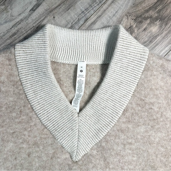 Lululemon Athletica Alpaca Wool-blend V-neck Sweater - Picture 6 of 7